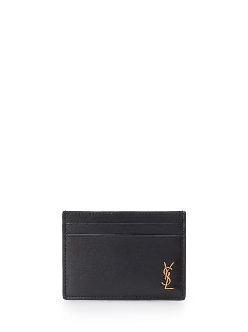 Portacarte in pelle SAINT LAURENT | 60760302G0W1000